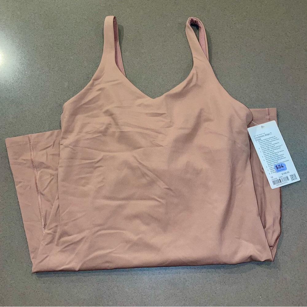 NWT Lululemon Align Mini Dress with Shorts Attached Size 12